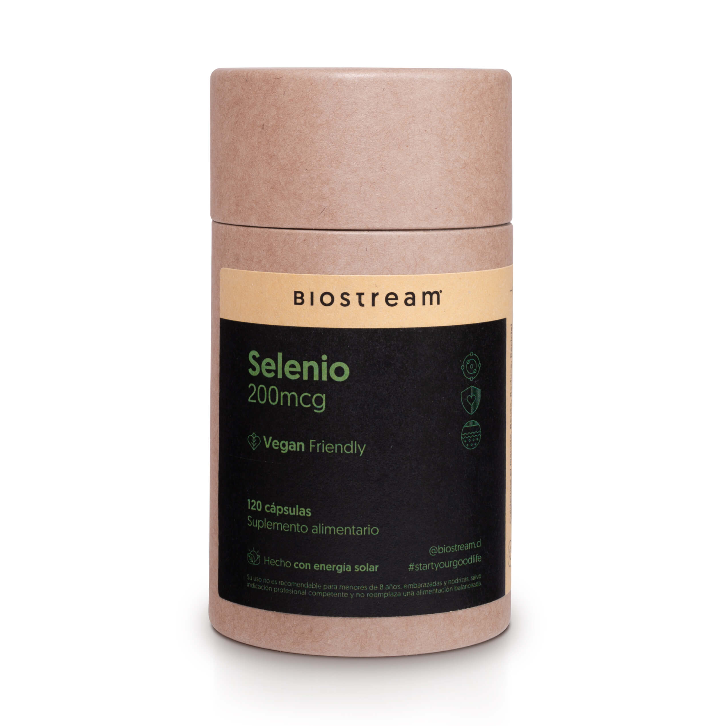 Selenio 200mcg 120 Capsulas Vegano