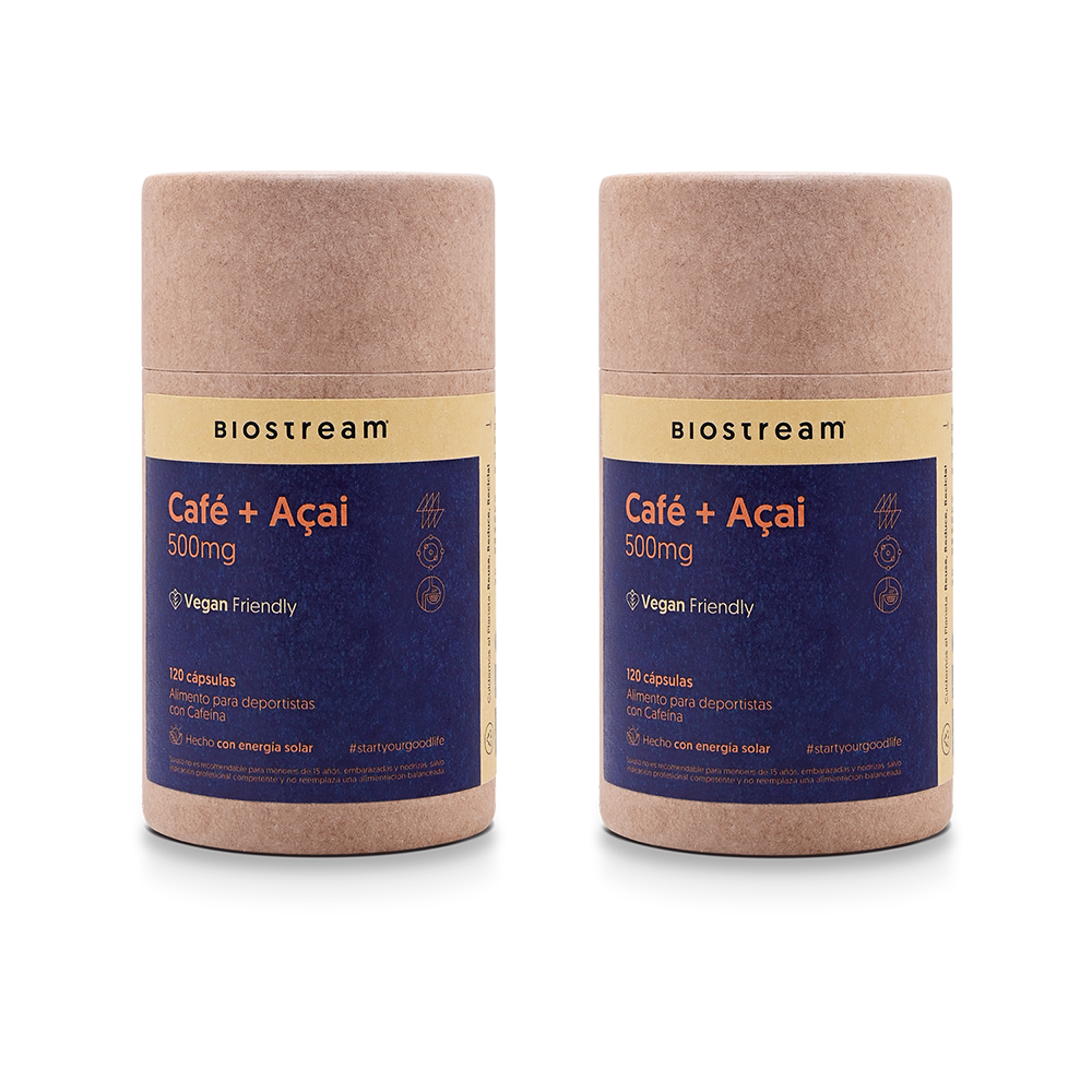 Cafe + Açai 500mg 120 Cápsulas Vegano