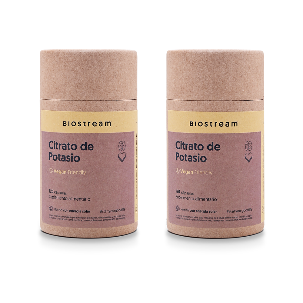 Citrato De Potasio 120 Cápsulas Vegano