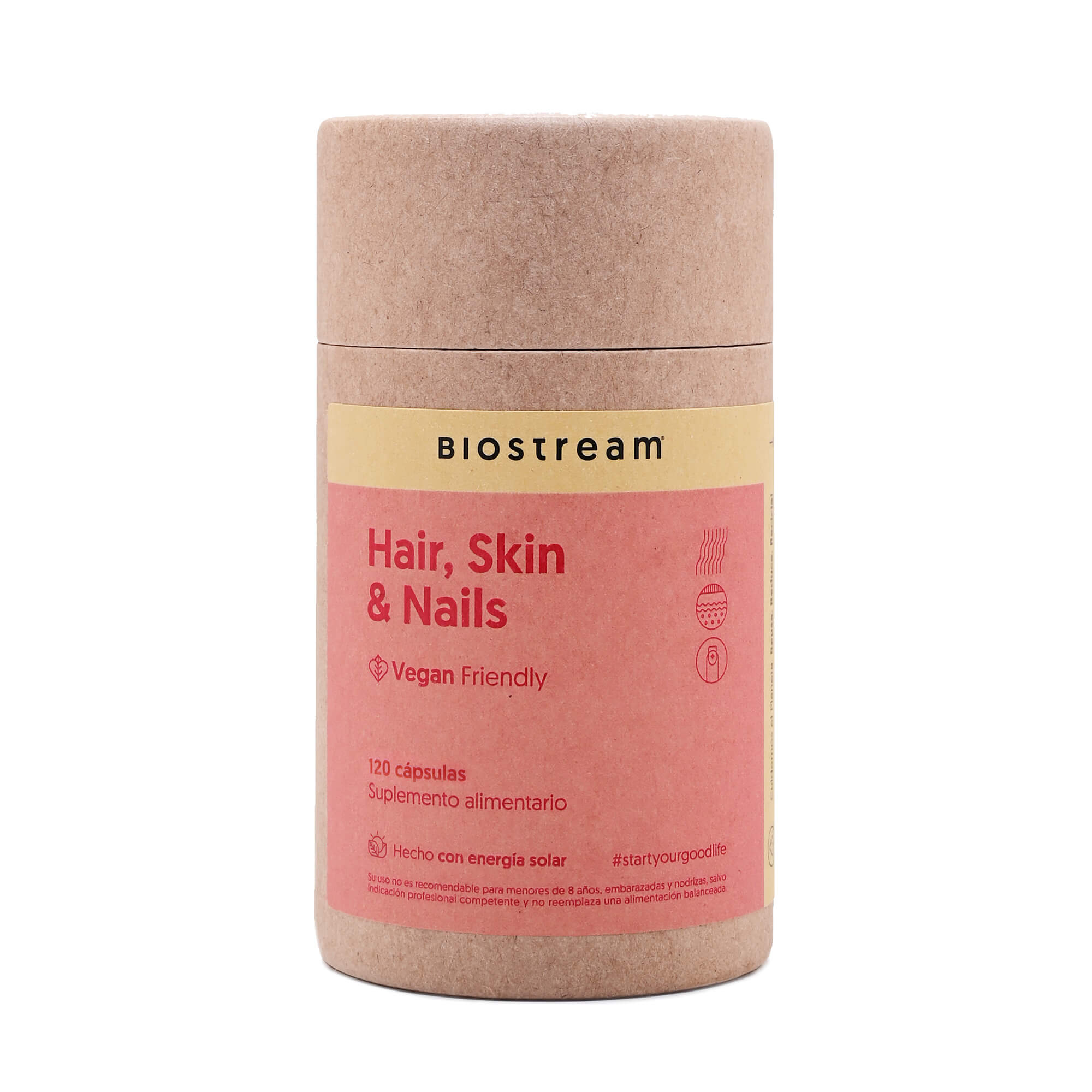 Hair, Skin & Nails 120 Cápsulas Micropellets Vegano