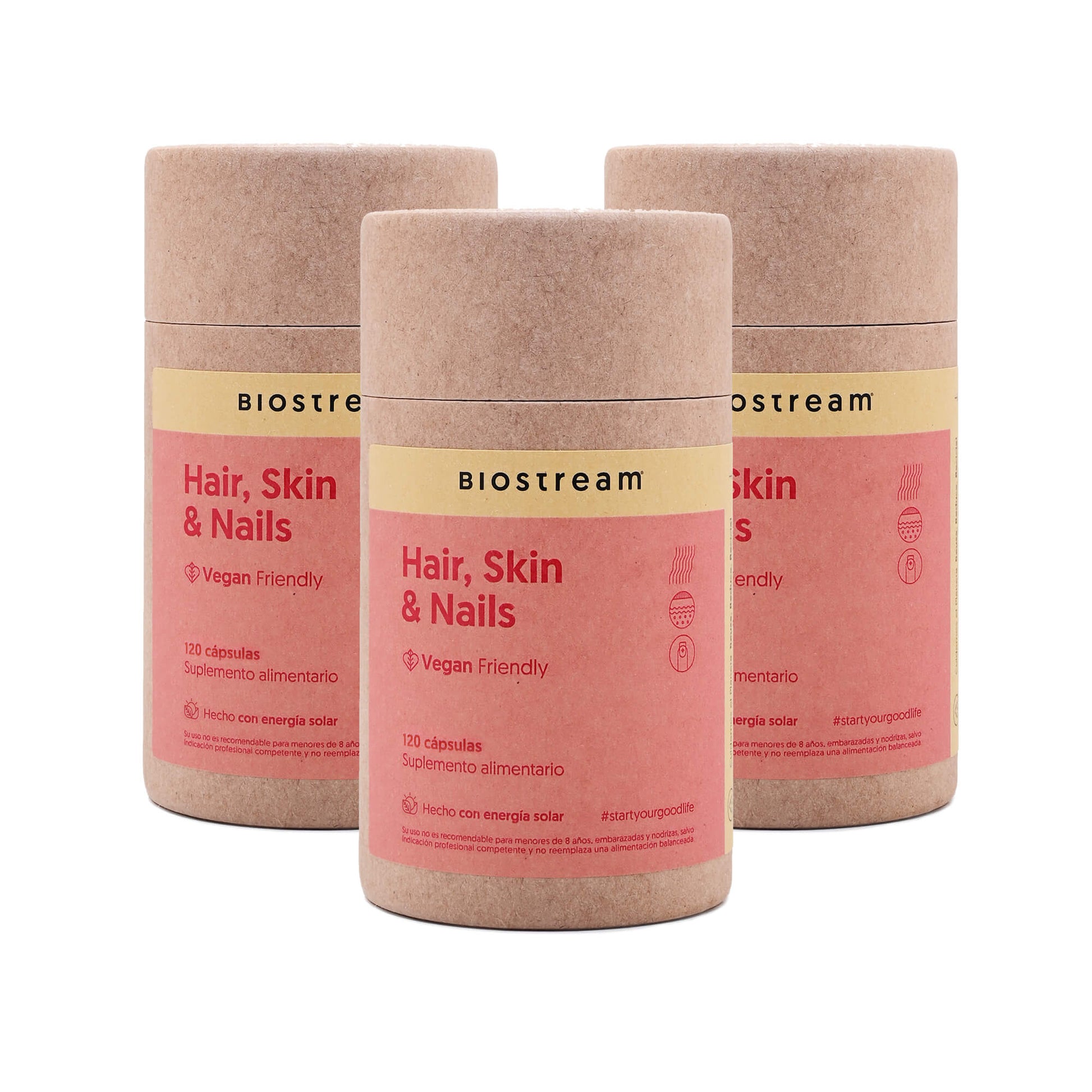 Hair, Skin & Nails 120 Cápsulas Micropellets Vegano