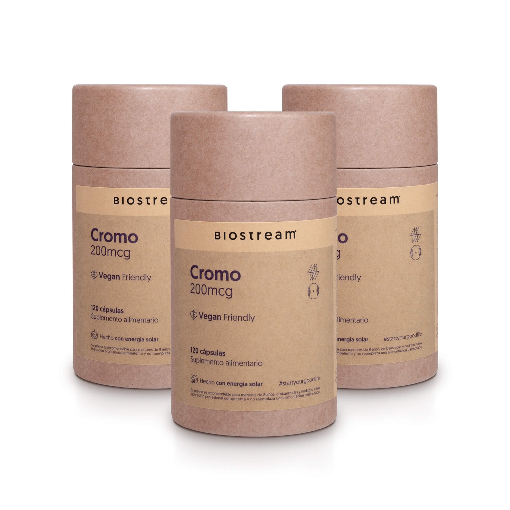 Cromo 200mcg 120 Cápsulas Vegano