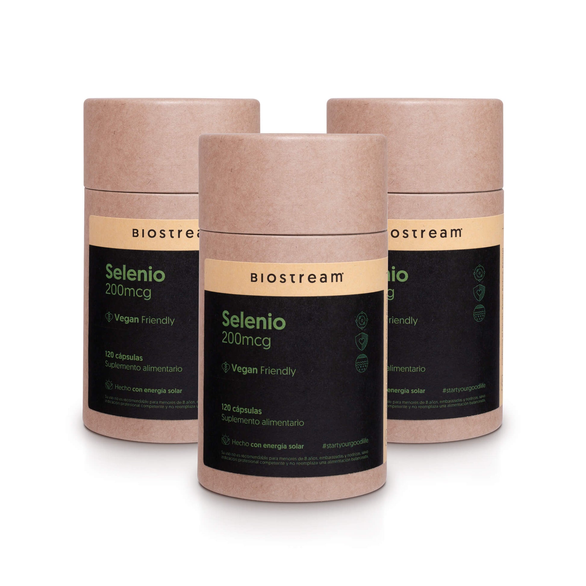 Selenio 200mcg 120 Capsulas Vegano