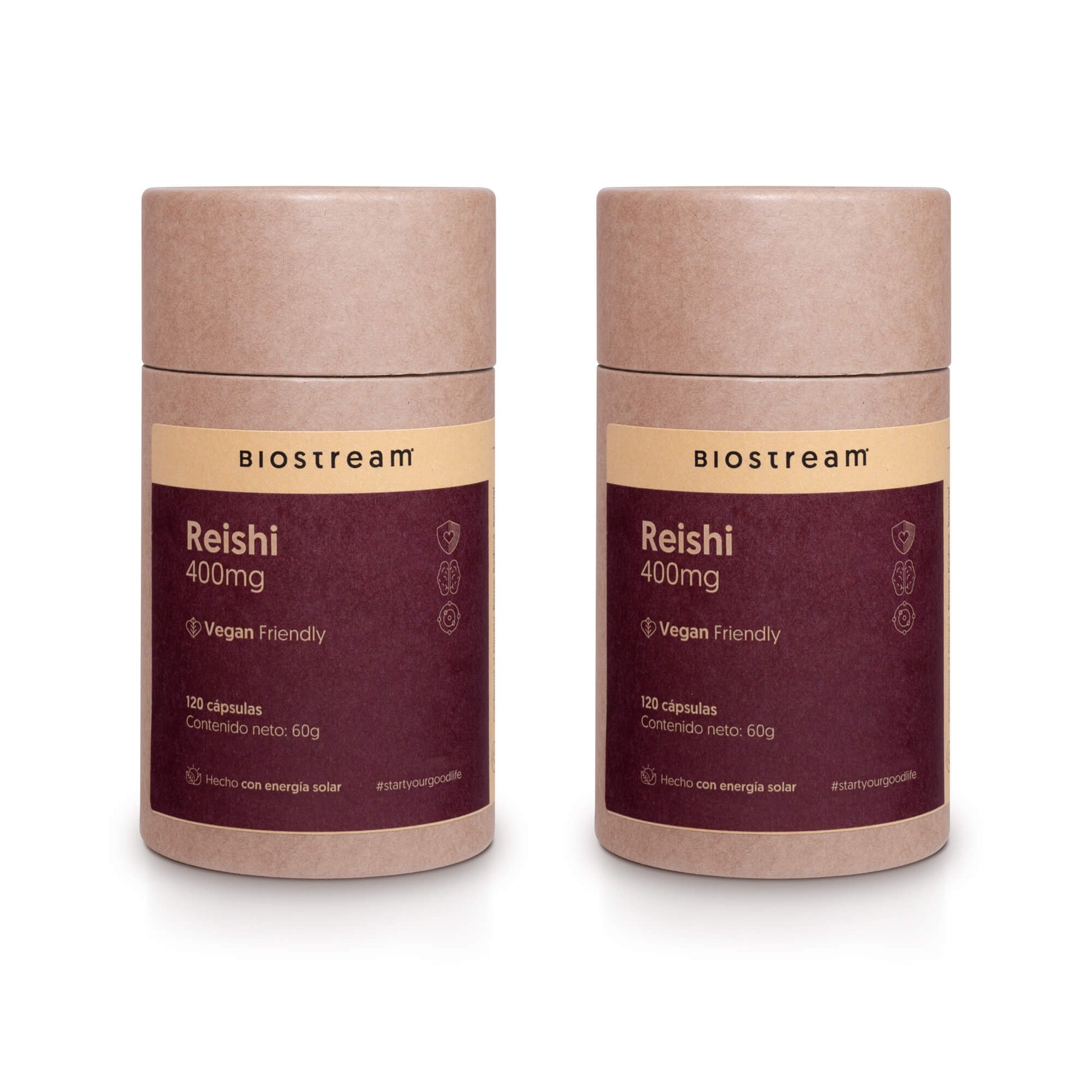Hongo Reishi 400mg 120 Capsulas Vegano
