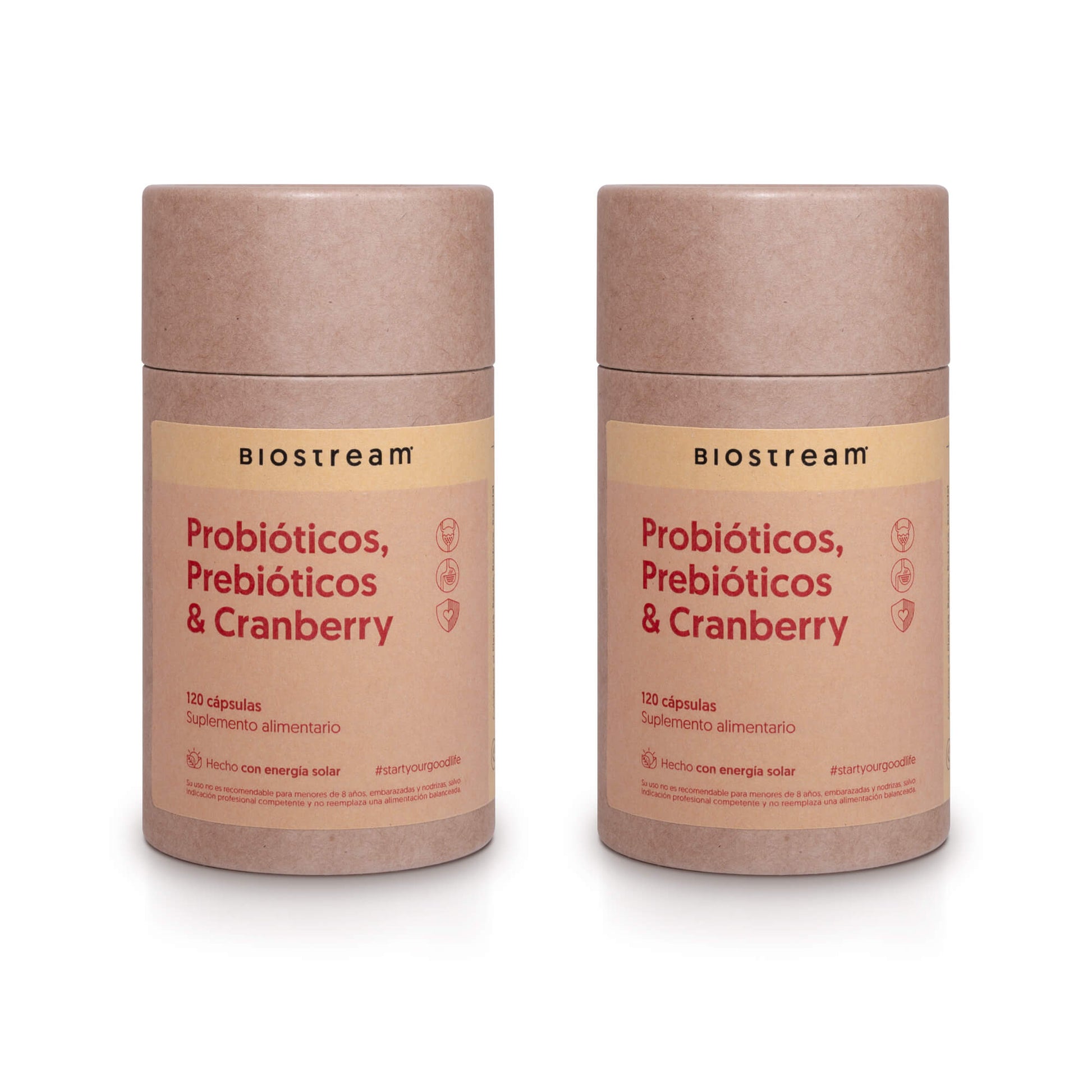 Probióticos, Prebióticos & Cranberry 120 Capsulas