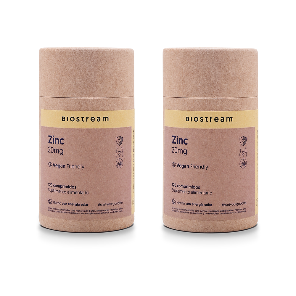 Zinc 20mg 120 Comprimidos Veganos